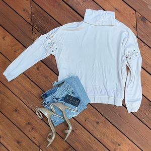 NWOT Express Cowell Neck Sweater